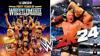 WWE 2k24 40 Years of Wrestlemania Edition REVIEW Gameplay