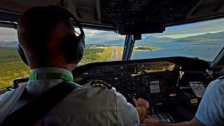 Scenic Approach into Tromsø - Widerøe Dash 8 -100