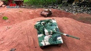 Heng Long German Tiger Leopard 2A6 Panzer Bulldog ZTZ Sherman RC Tank adventures Segar Track Part 1