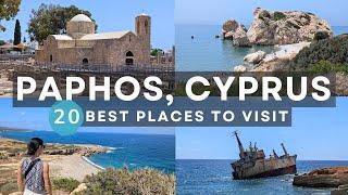 20 of the Best Places to Visit in Paphos, Cyprus - 4K Paphos Travel Guide