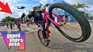 TAKING OVER MIAMI ON BIKES! (GTA 6 IRL)