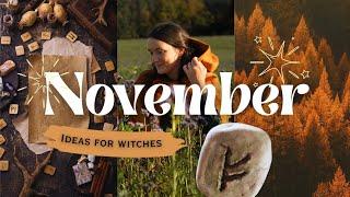 Witches' November Spells, Rituals & Activities