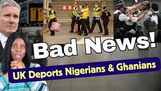 HIGHEST NUMBER OF NIGERIANS & GHANIANS DEPORTED FROM UK