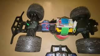 Homemade RC Car With 3D Printed Parts Glued It All The Parts Together To Hold Them In Place