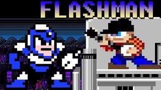 MEGA MAN 2  Flash Man banjo cover by @banjoguyollie