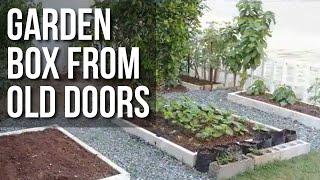 Upcycling Old Doors into Vegetable Boxes