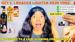 HOW TO MAKE YOUR SKIN 2-3 SHADES LIGHTER Achieve A Beautiful Fair Glowing Complexion  Lightening