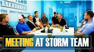 Anthony Delmedico Hosts Sales Meeting at Storm Team