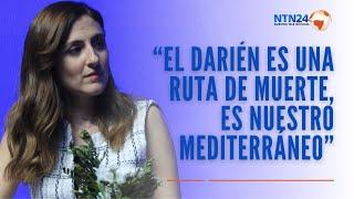 Carolina Amoroso, la periodista argentina que conmovió al recibir premio con la bandera de Venezuela