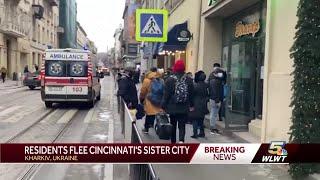 Ukrainians living in Cincinnati's sister city describe distress, uncertainty after Russia attack