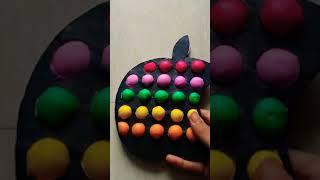 Recreate tuni art and craft || apple pop it