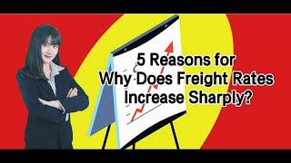 5 Reasons for Why Does Freight Rates Increase Sharply?