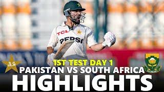 Pakistan vs South Africa Highlights 1st Test Day 1 | PAK VS SA 2024