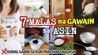 7 MALAS NA GAWAIN SA ASIN: HUWAG GAWIN ANG MGA ITO SA ASIN PARA HINDI KA MALASIN