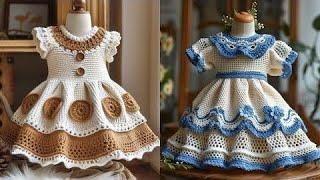 Gorgeous Crochet dresses for baby girl ideas / most amazing model @KnittingTutor