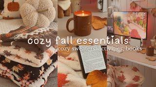 prepping for fall 2024  | cozy sweaters, vampire/psychic books, fall diys and activities