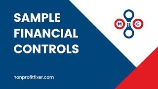 Sample Financial Controls - Mind the Gap Consulting