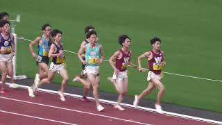 男子1部5000m予選2組　関東インカレ2022