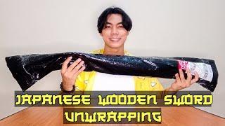 Japanese wooden sword UNWRAPPING!!! (Bokuto/Bokken)