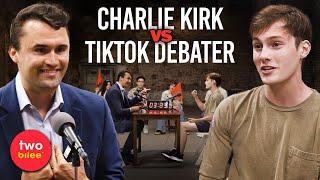 “Trump was a great president” | Charlie Kirk Debates Parker