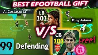 Tony Adams VS Costacurta: WHO'S BETTER F2P Card in efootball? ||efootball 2025