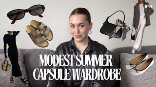 2024 Summer Capsule Wardrobe Essentials | Modest Fashion Guide