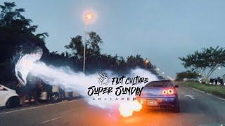 Super Sunday | HONDA EG8 TAPAU Nissan 350z for dinner | GODZILLA breathes Fire Skyline R34 GTR