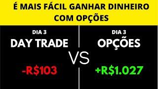 DAY TRADE OU OPÇÕES: QUAL ESTRATÉGIA É MAIS FÁCIL DE GANHAR DINHEIRO?