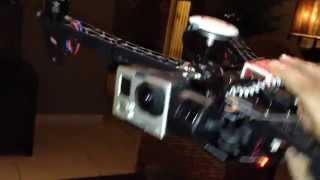 Reptile 500 with front mounted gimbal for the GoPro