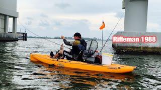 Рыбалка на каяке, Рыболовный Каяк, Морская рыбалка,Fishing kayak Hobie outback, Рыбалка с каяка