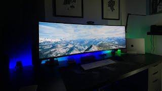 My 2022 Modern, Clean & Minimal Desk Setup | M1 MacBook Pro Max | Desk Setup Tour