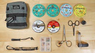 What's in My Tenkara Pouch? (Ultralight Fly Fishing Setup)