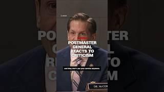 See moment Postmaster General covers his ears during oversight hearing