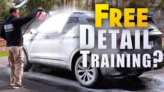 FREE Online Detail Training! Grow Your Detailing Business, Go Full Time! #detailingtips #detailing