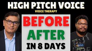 Incredible High Pitch Voice Change: See the 8-Day Transformation | AIIMS Alumnus | #SLPSanjayKumar