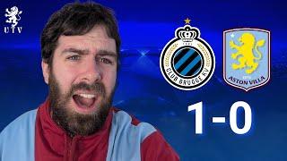 CLUB BRUGGE 1-0 ASTON VILLA | MATCH REACTION