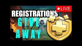 Clash Of Clans (CC) Live  || GoldPass Giveaway || Registrations || Base Visit