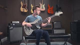 Mike Lull M5V Demo | Porsche Chalk M5V | Mike Lull Custom Guitars