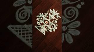 குட்டி தாமரை பூஜை அறை கோலம் daily rangoli kolam designs #trending #viralvideo #shorts #shortsfeed#yt