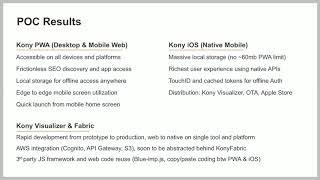 Kony Base CampTech Talk: Fireside Chat on Building Progressive Web Apps