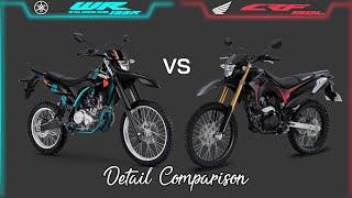 Yamaha WR 155R VS Honda Crf 150 L | Comparison | Mileage | Top Speed | Price | Bike Informer