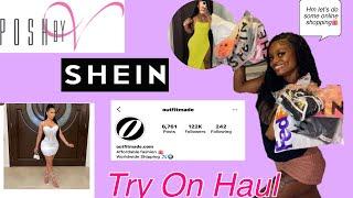 TRY ON CLOTHING HAUL & REVIEWS PoshByV + SHEIN