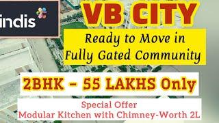 INDIS VB CITY | Ready to Move in Gated community | 2BHK | Kompally | Special Offer