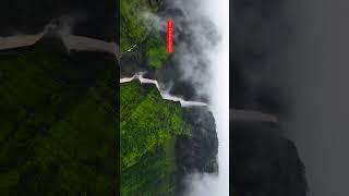 Beautiful waterfall in between nature in South india, unhidden gems.