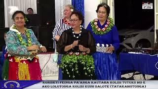 Tatakamotonga: Koniseti Kolisi Tutuku & Ako Lolotonga Kuini Salote: Hala Fononga Ki He Senituli QSC