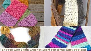 Make Easy Lion Brand Mandala Scarf Crochet Patterns