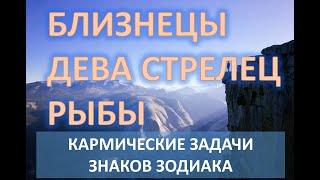 Близнецы ️ Дева ️Стрелец ️Рыбы ️ | КАРМИЧЕСКИЕ ЗАДАЧИ ЗНАКОВ ЗОДИАКА