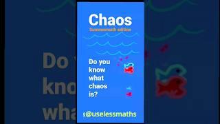 Do you know what chaos is? #mathematics #math #maths #stem