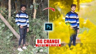 Background Change Photo Editing in Photoshop 7.0 - Educative Bikash