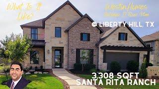 Discover This New Home | Westin Homes Santa Rita Ranch 60' | 3,308 SqFt New Build | Liberty Hill, TX